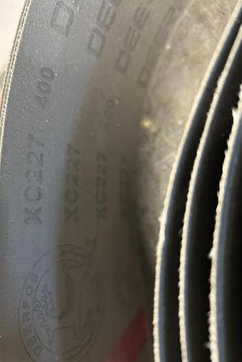 Used 15 psc total - Buehler Metsplice 240 Grit Belt (9 psc) & Deerfos 400 Grit AO (6 pcs) -4" x 36"
