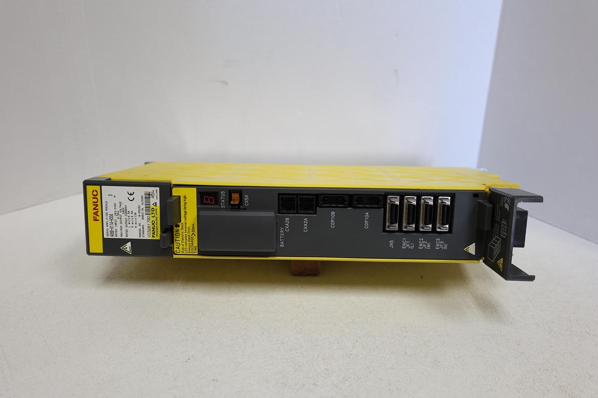 Used FANUC A06B-6114-H304 Alpha i 3-Axis Servo Amplifier SVM3-20/20/40i GHA-21