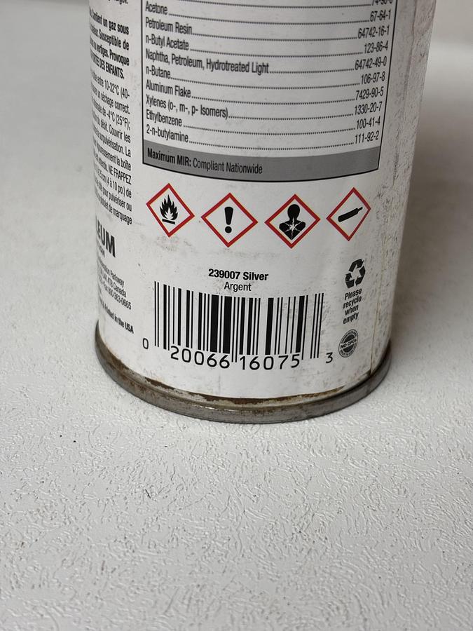 Used (Lot of 3) Rust-Oleum 239007 Silver Precision Marking Paint GHA-SS3