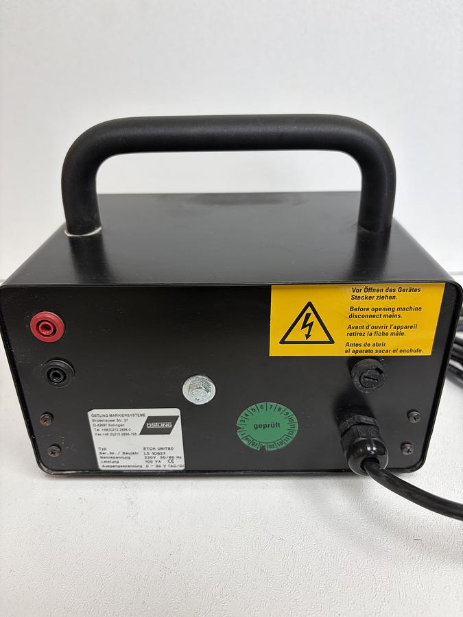 Used OSTLING EU-80 Electrolytic Marking Control Unit 