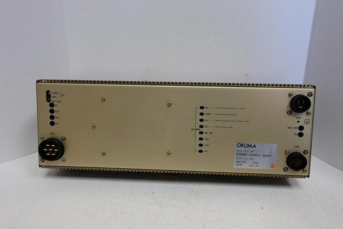 Used OKUMA OPUS 5000T GHP Power Supply E0451-521-038 A911-1202 CNC GHB-74