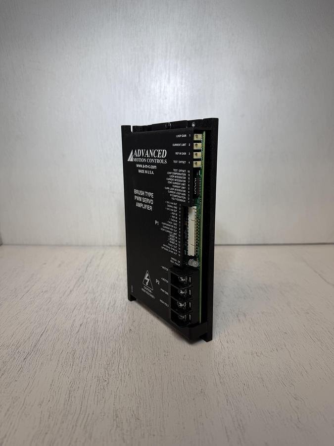 Used Advanced Motion Controls C50A1B Brush Type PWM Servo Amplifier GHA-180 
