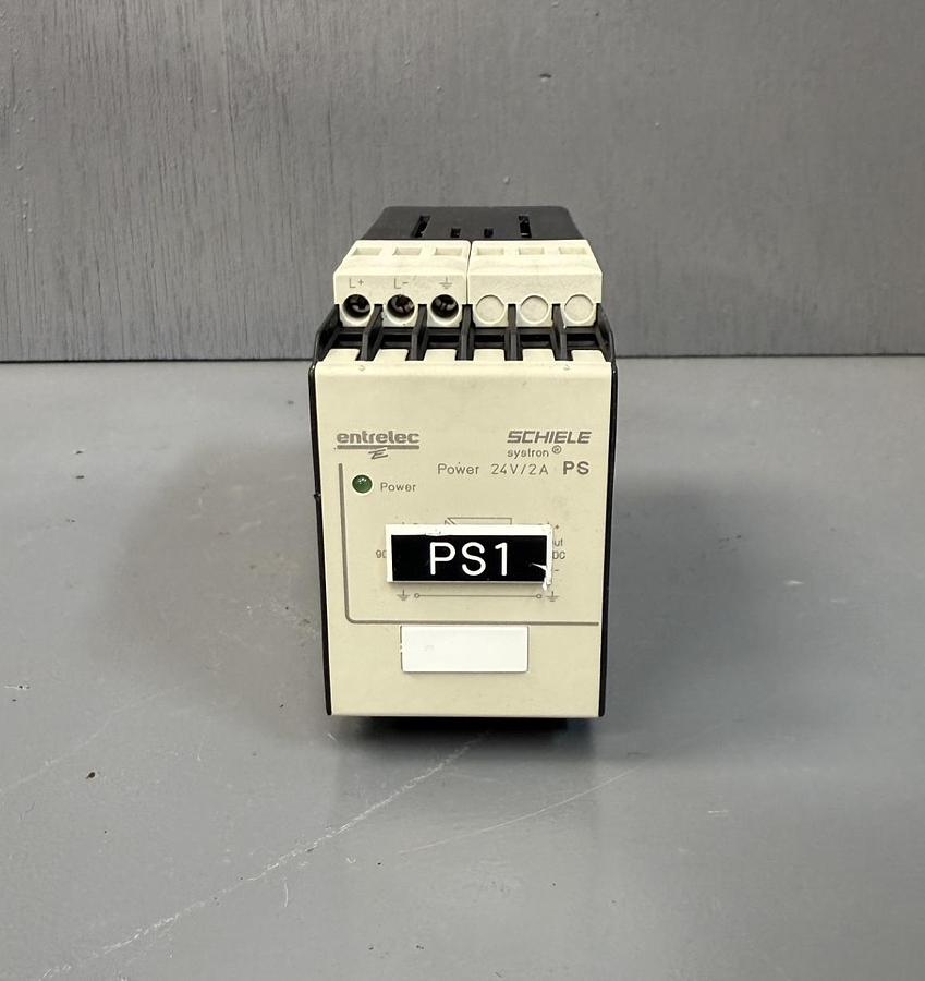 Used ENTRELEC SCHIELE PS-SYSTRON POWER SUPPLY REF. NO. 2.423.417.00 GHA-GC9