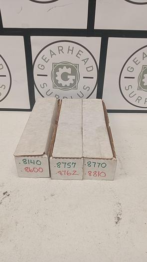 Used Lot of 6 Regal Go No Go Gages .8140-.8810 GH506