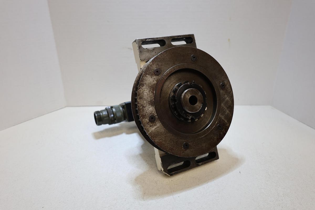 Used Fanuc A86L-0027-0001#002 Position Coder Unit w/ Pulley & Mount Used