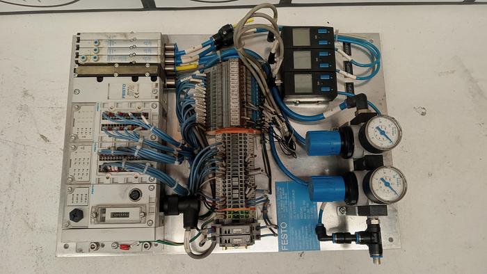 Used Charmilles CMM Roboform 550 FESTO 1955542 Pneumatic Control Panel GH508