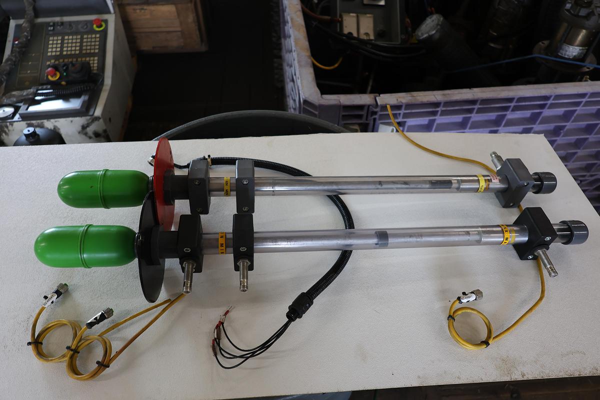 Used Industrial Magnetic Float Level Sensor Assemblies Lot of 2 Adjustable Used