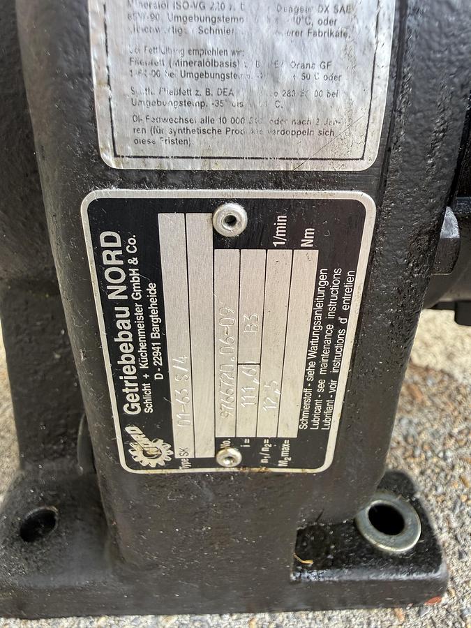 Used NORD SK 63S/4 Electric Motor – 3-Phase 0.12kW / 0.14kW – 230/400V – IP55 GHA-14