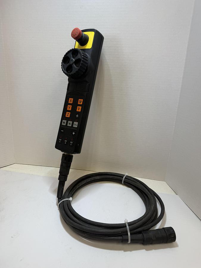 Used HEIDENHAIN 296 469-53 HR 410 Handwheel with Connection Cable