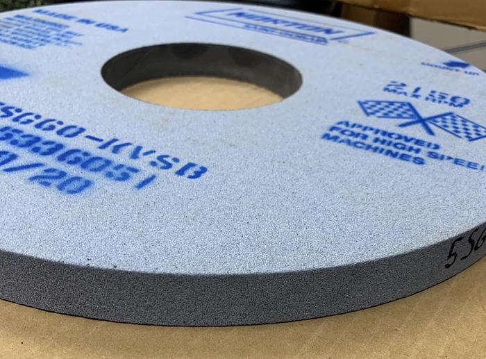 Used Norton 16"x1"x5" Grinding Wheel 5SG60-KVSB GHA-165