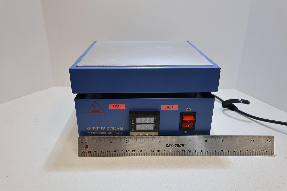 Used Digital Electronic Hot Plate 800W 110V PID Temp Controller Lab Heater