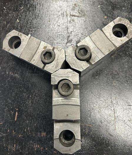 Used Chuck Jaws for 5" 3 Jaw Chuck ID # 6845 - GHB-65