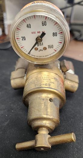 Used Victor SR5-60 Gas Service Oxygen Max Inlet 3000 PSIG Compressed Gas Regulator - GHB-71