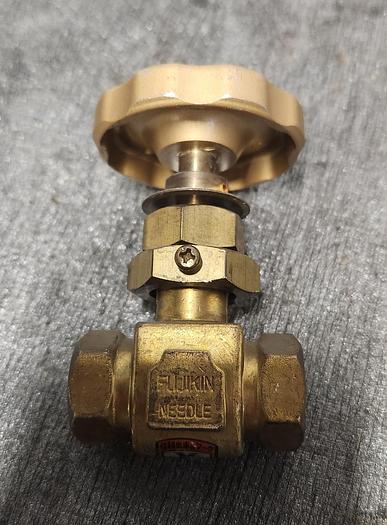 Used Fujikin Needle Valve 3/8" Pipe Thread - Used - GHA-131