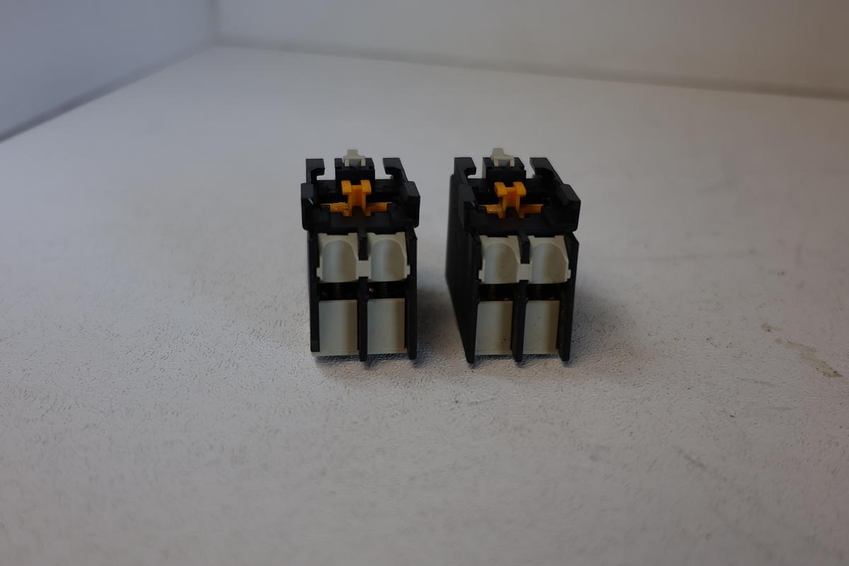 Used (Lot of 2) Telemecanique LA1 DN11 Auxiliary Contact Block – Genuine Schneider Electric GHA-99