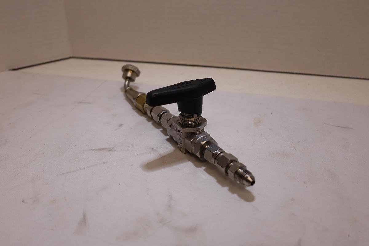 Parker 4Z-B6LJ2-SSP Stainless Dispensing Nozzle Ball Valve Assembly New