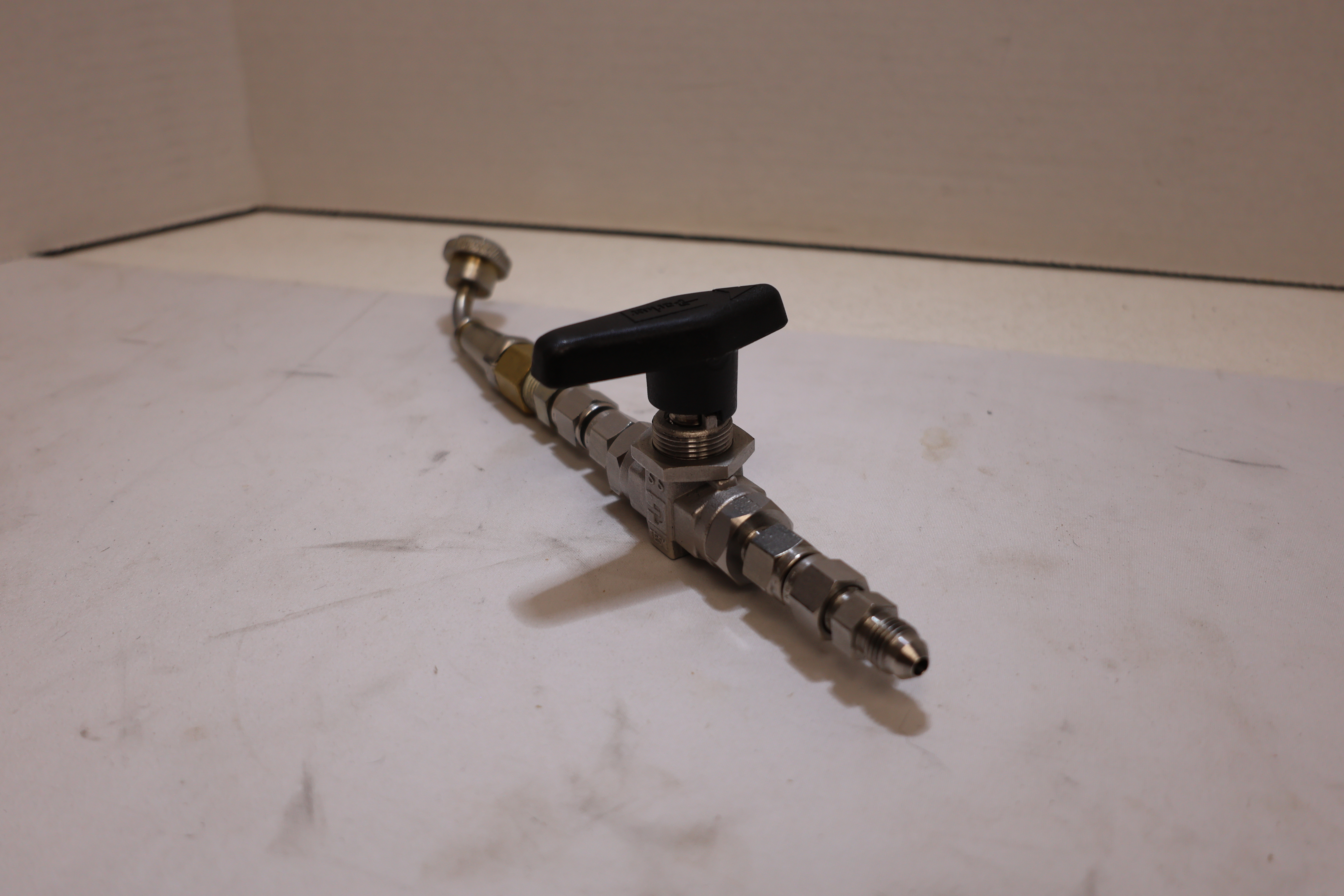 Parker 4Z-B6LJ2-SSP Stainless Dispensing Nozzle Ball Valve Assembly New