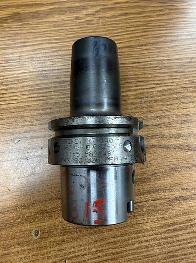 Used BRINEY HSK63AFC-062-315 SHRINK FIT TOOL HOLDER GHA-GS37