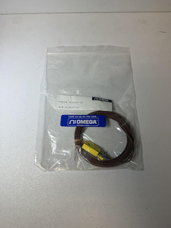 Used Omega Engineering TECK10-13 Temp Sensor Accessories, Cables and Cable Clamps GHGC-5