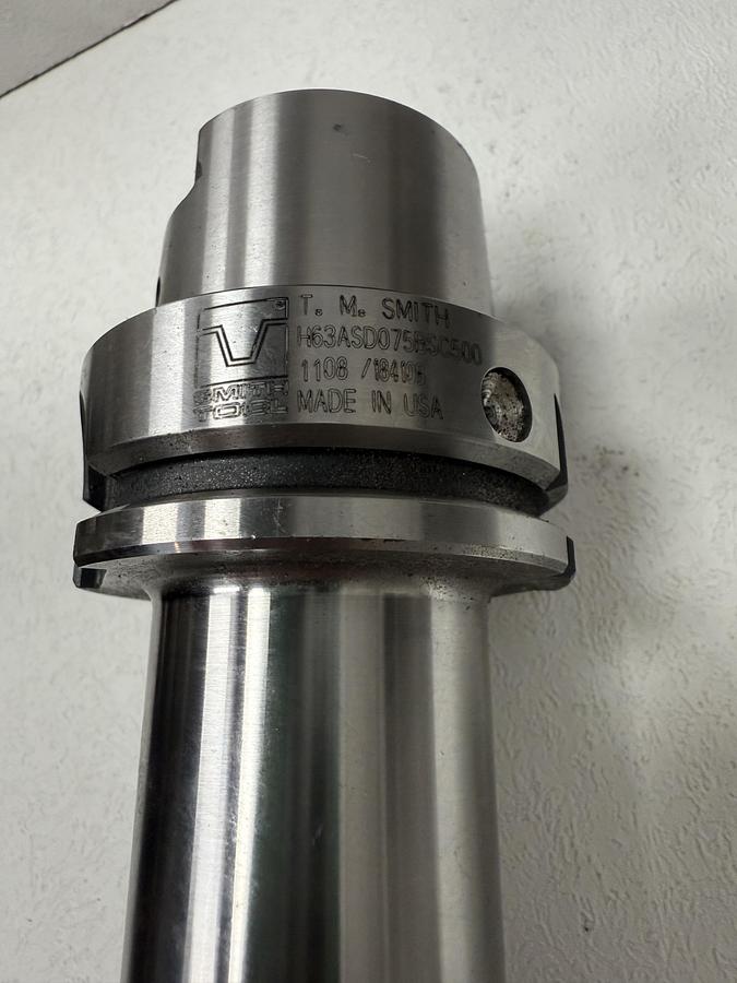 Used T.M Smith HSK Shrink Fit Tool Holder H63ASD075BSC500 GHC-28