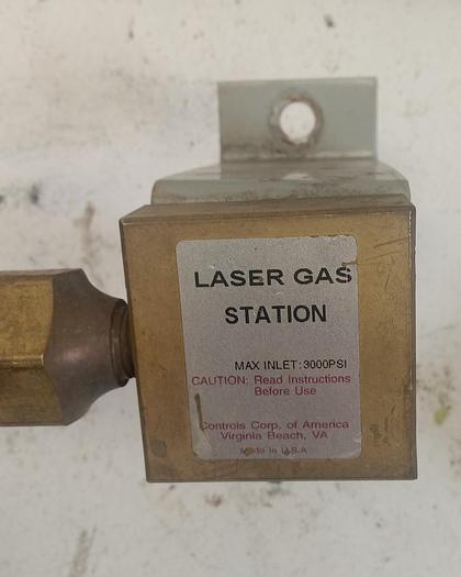 Used Used - Laser Gas Station w/Concoa Dual Regulator and Tee Purge - GHB-60