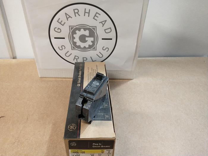 Used GE General Electric THHQL1120 1 POLE, QTY 10, 20A Plug-In Circuit Breakers (GH101)