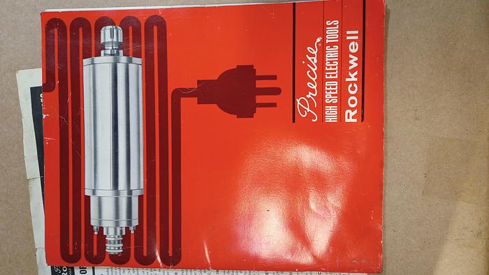 Used Precise Rockwell Electric Jig Grinder 1158 45,000RPM GH505