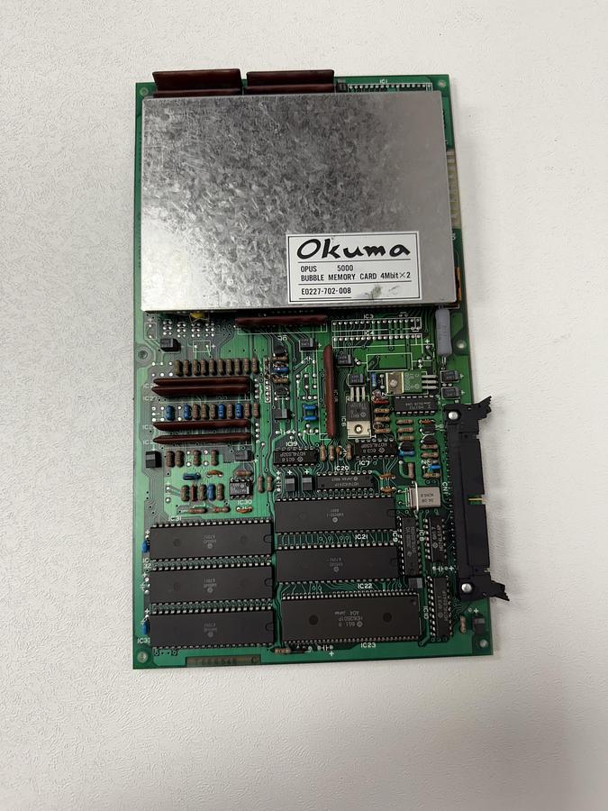 Used Okuma OPUS 5000 Bubble Memory Card 4MbitX2 EO227-702-008 GHA-31