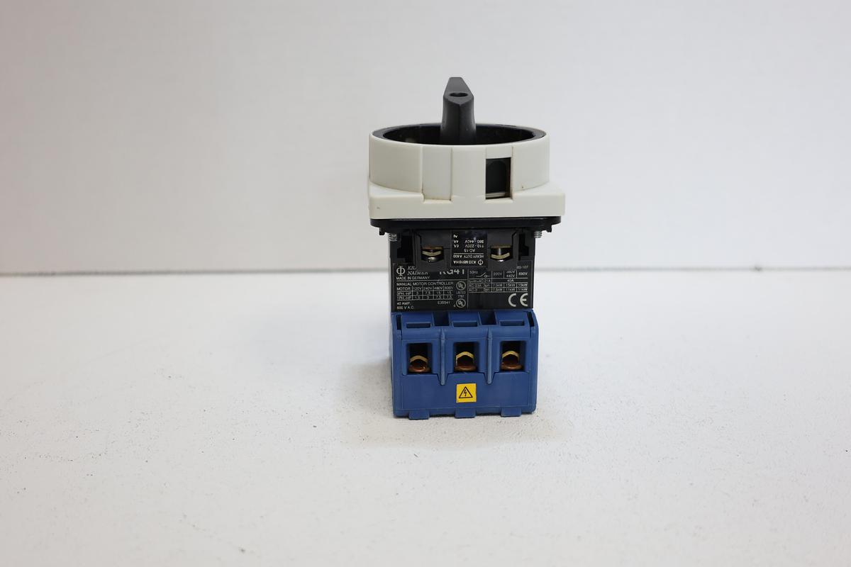 Used Kraus & Naimer KG41 Rotary Disconnect Switch 40A 600V 3-Pole Industrial Cam Switch