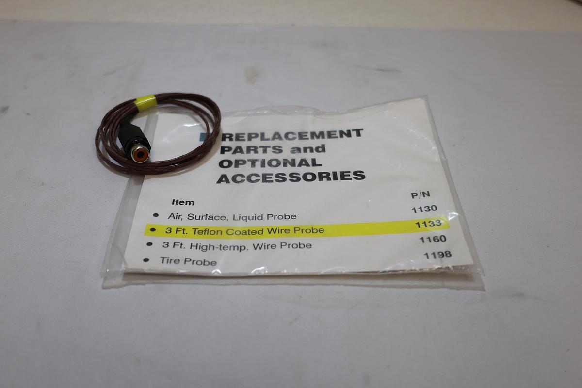 Check-It Electronics 1133 3 Ft Teflon Coated Wire Temperature Probe NEW