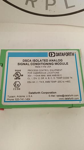 Used Dataforth DSCA38-07 Isolated Analog Signal Conditioning Module GHB9