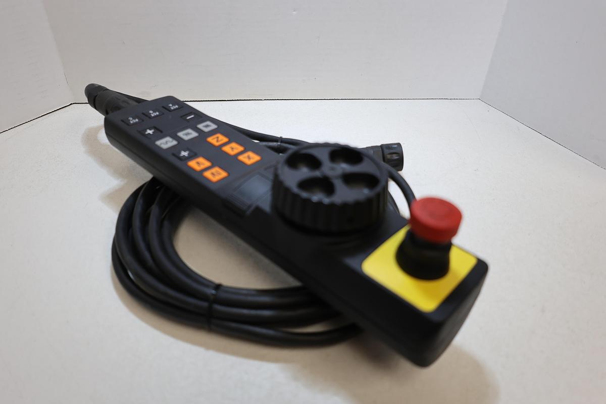 Used Heidenhain HR 410 Handwheel Pendant 16ft Cable 12-Pin Male ID 296469-53