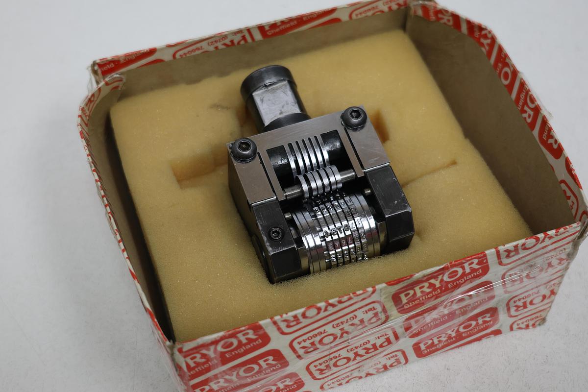 Used Pryor Series 2000 6 Digit (5/8" Total width) Auto Numbering Head - GHA-117