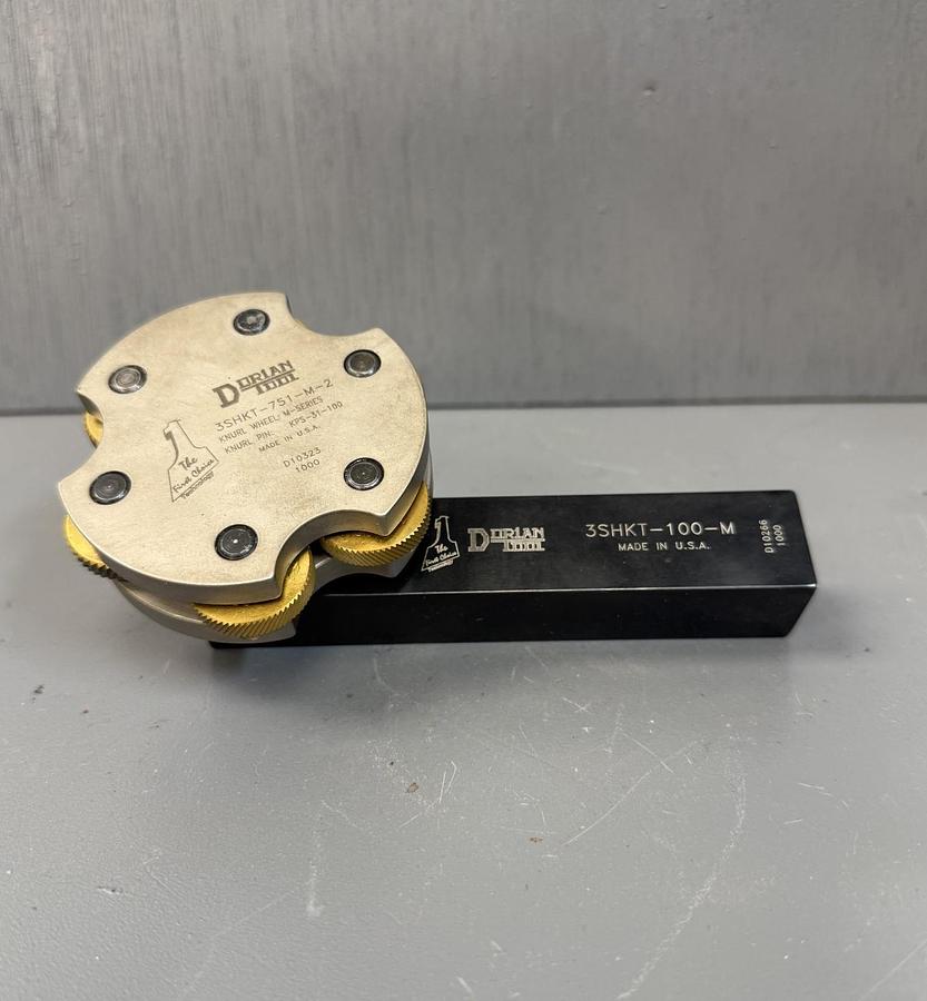 Used DORIAN 3SHKT-100-M KNURLING HOLDER AND WHEEL GHA-SS6