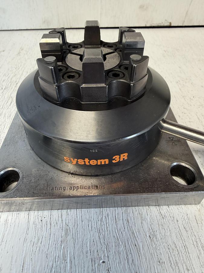 Used System 3R 3R-460.37 Manual Chuck, MacroCombi With 3R Adapter