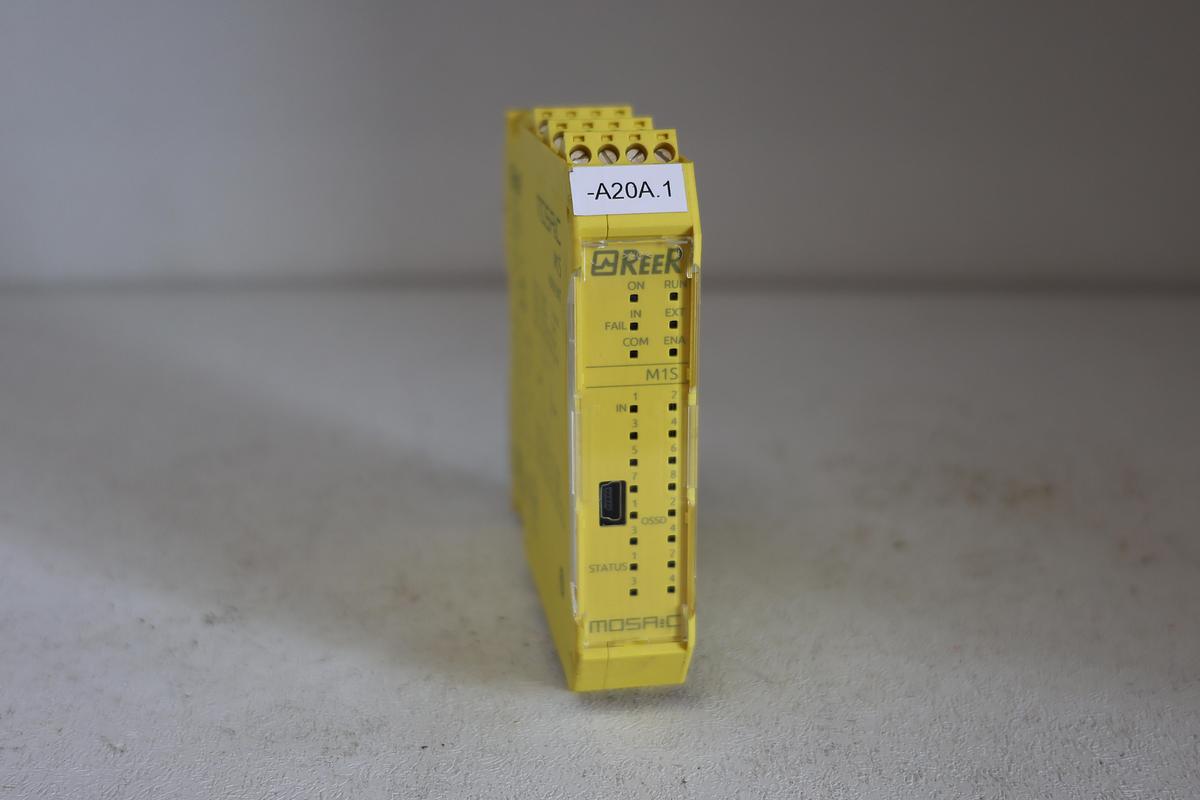 Used REER Mosaic M1S-P Safety Controller Module P/N 8040390 – SIL3 PL e Industrial GHA-54