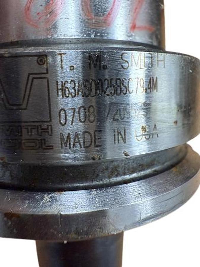 Used T.M. Smith H63ASD025BSC79.4M Shrink Fit Tool Holder 