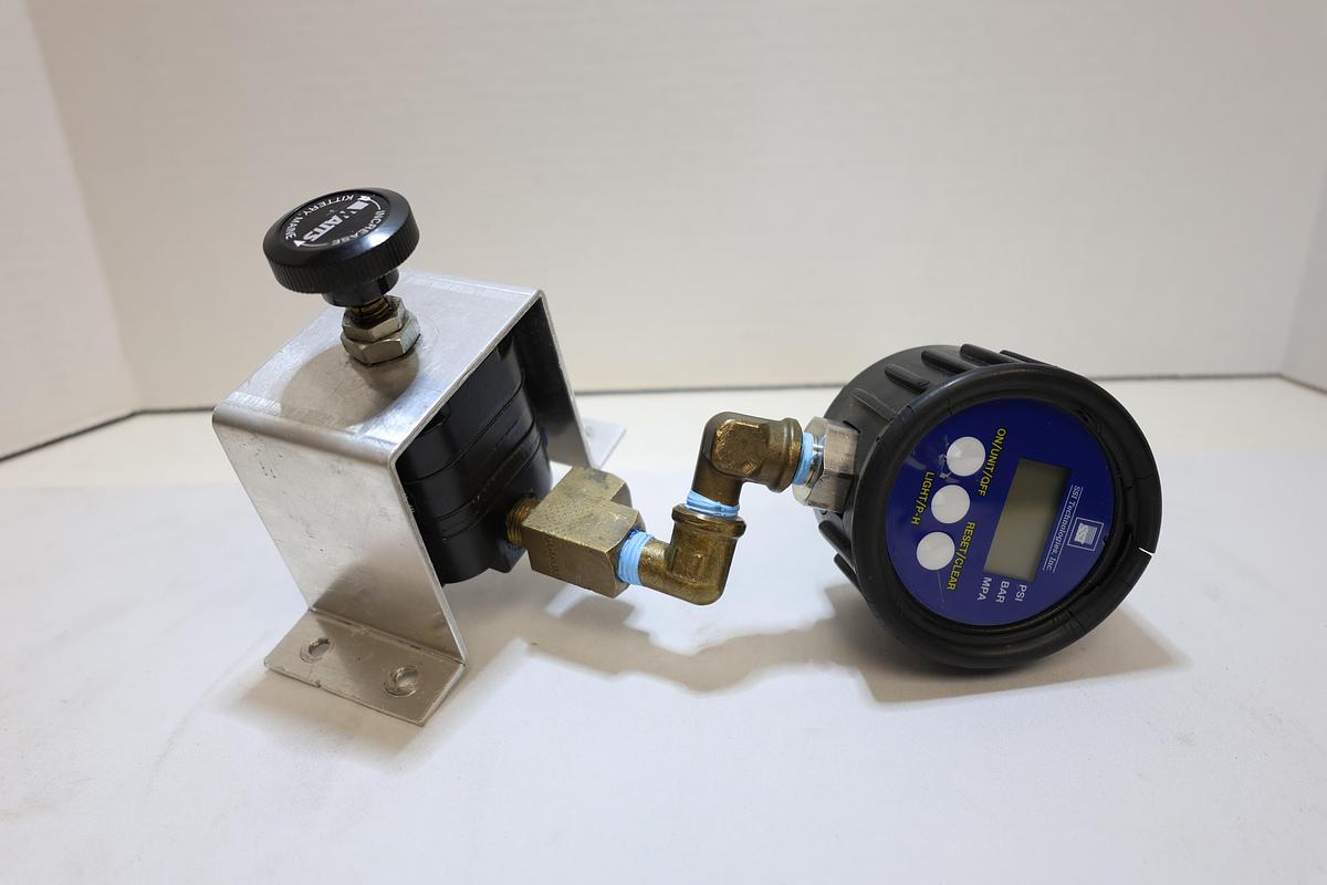Used SSI Technologies Digital Pressure Gauge & Air Regulator Assembly