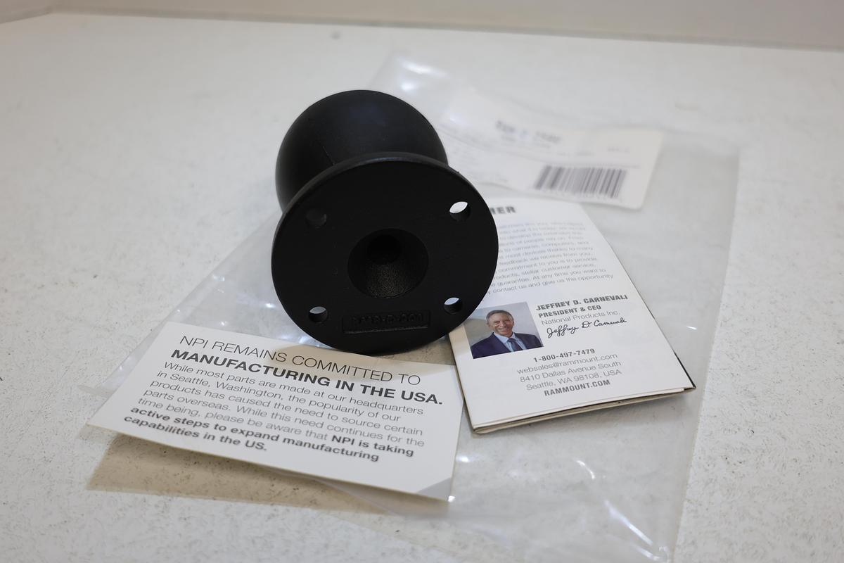 RAM Mounts RAM-D-254U 2.25" D Size Ball Round Base Mount New