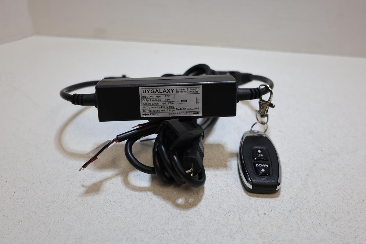 UYGALAXY 12V Linear Actuator Wireless Remote Controller UYGLAC209-1 NEW