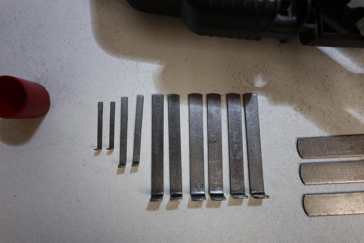 Used Hassay Savage HSS Keyway Broach Set 1/8"-1/2" Complete USA Made