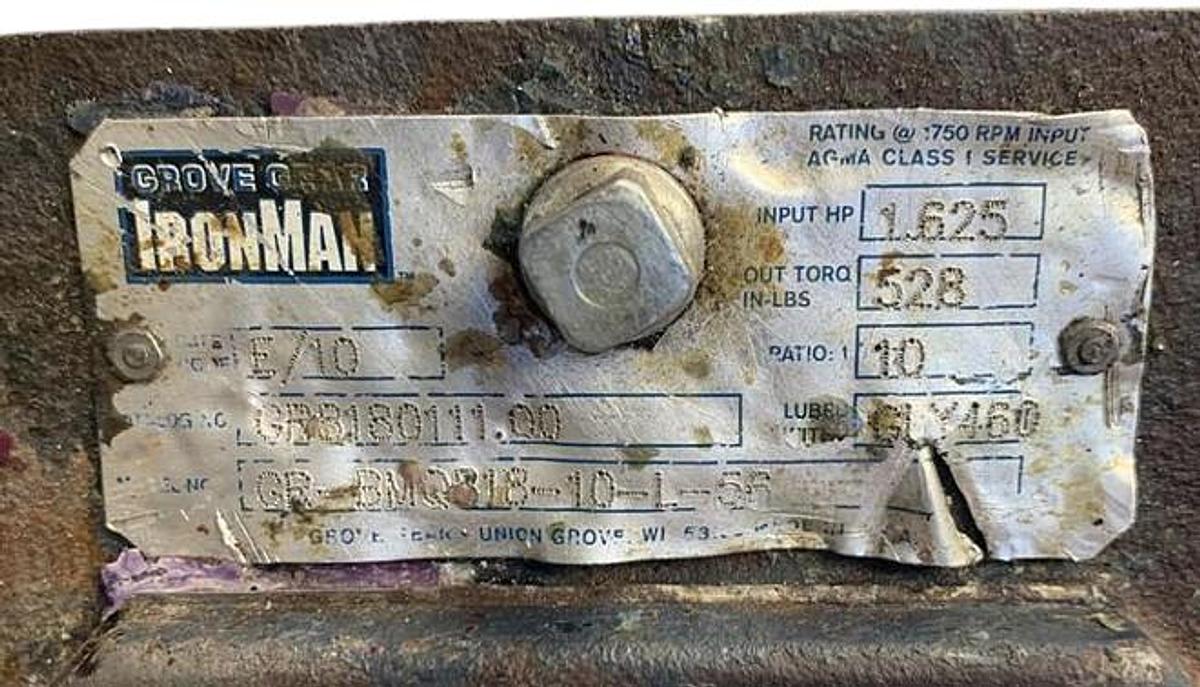 Used Groove Gear Iron Man GR8180111.00 10:1 Ratio 