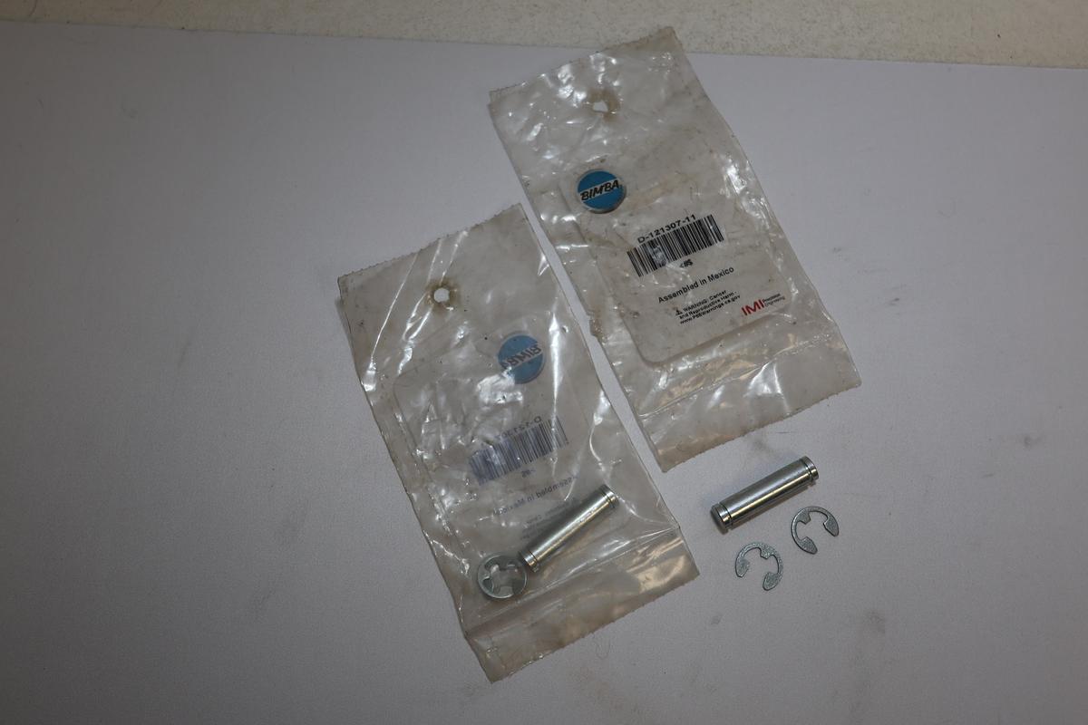 Bimba D-121307-11 Pivot Pin / Clevis Pin Hardware Kit Lot of 2 – New Old Stock