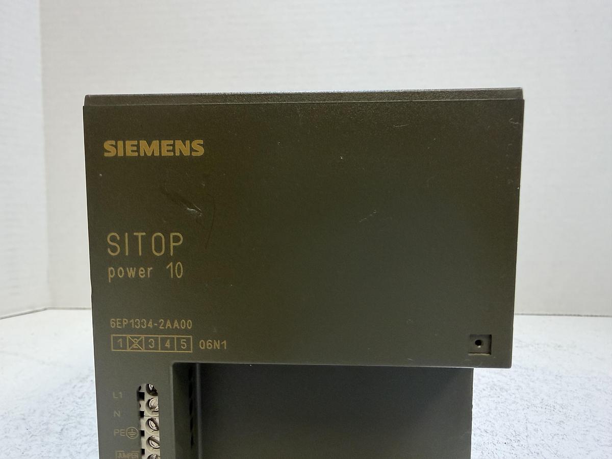 Used Siemens SITOP 6EP1334-2AA00 DIN Rail Power Supply 24VDC 10A 240W GHC-55