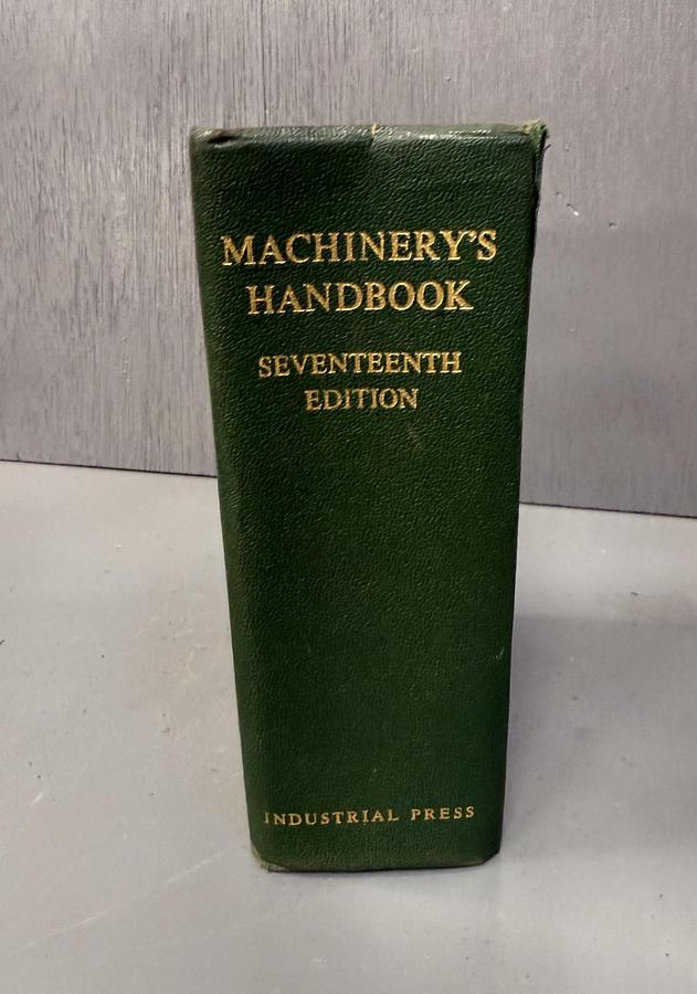Used Machinery’s Handbook Seventeenth Edition GHA-SS6