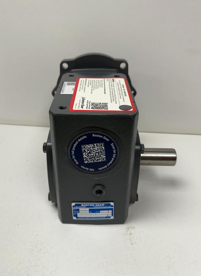 Used Boston Gear Speed Reducer, Gear Box F724-60-B5-G, 60:1 Ratio, 0.73 input