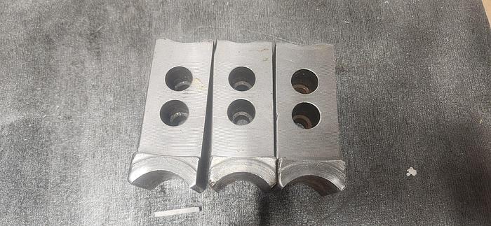 Used ALUMINUM SERRATED SOFT JAWS (set of 3)- GHA-30