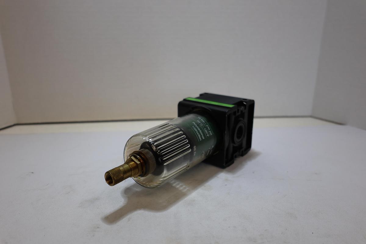 Used Bosch Rexroth 0821303536 Pneumatic Air Filter Assembly 230 PSI Used