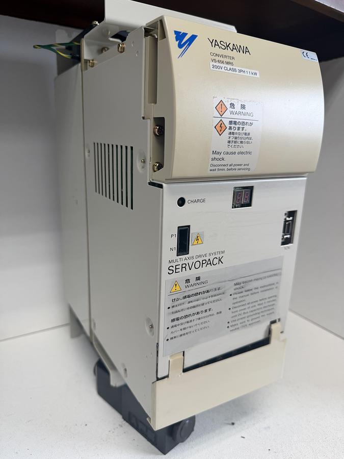 Used Yaskawa CIMR-MR5A2011 VS-656 MR5 Multi-Axis Converter Drive 200V 11kW 3-Phase GHC-49