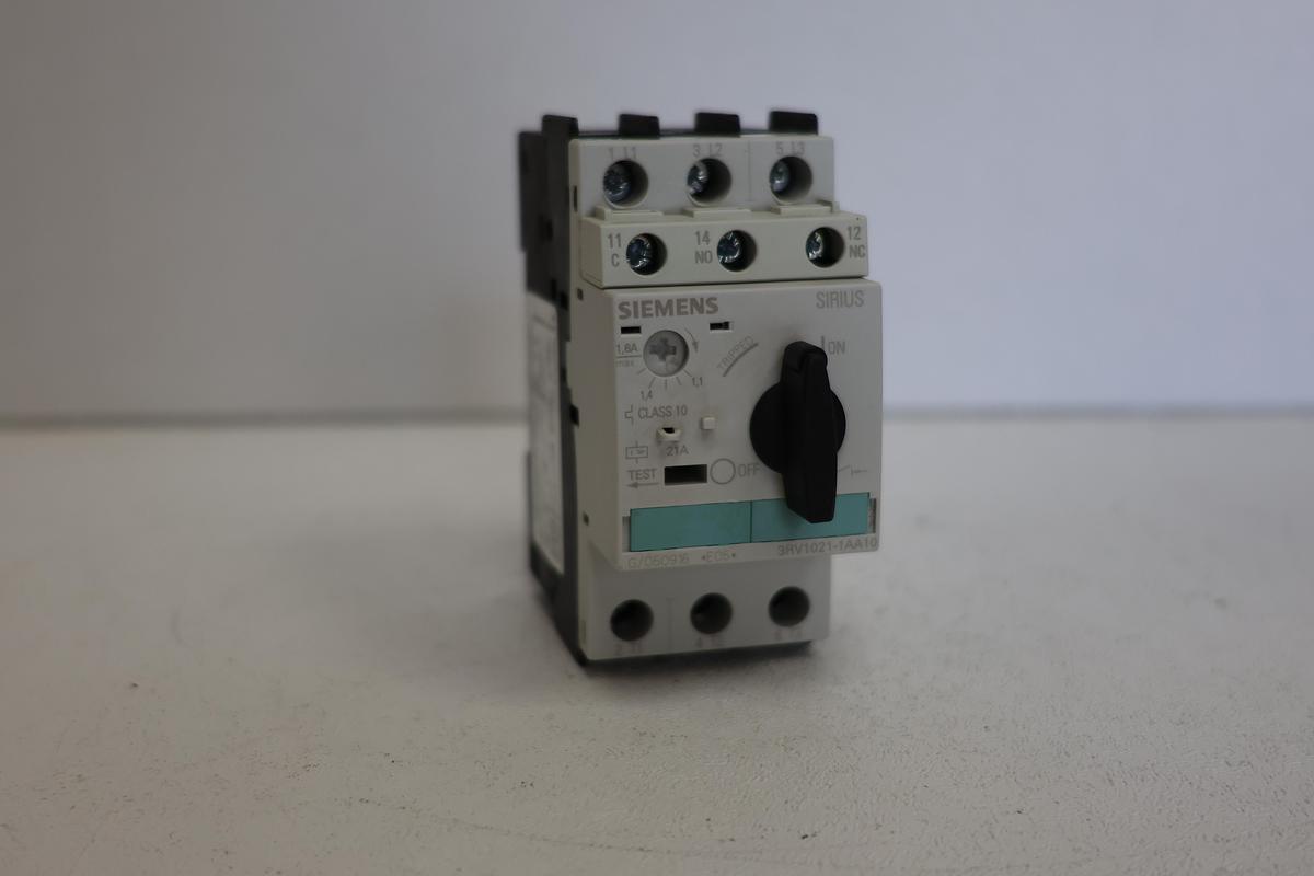 Used Siemens 3RV1021-1AA10 Motor Protection Circuit Breaker GHA-160